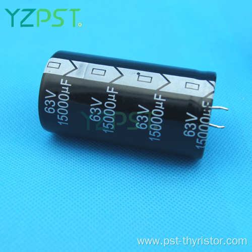 Resistance to high ripple small size electrolytic capacitor